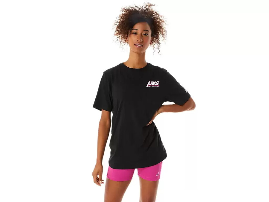 unisex asics smsb 1977 run club kurzarm-t-shirt
