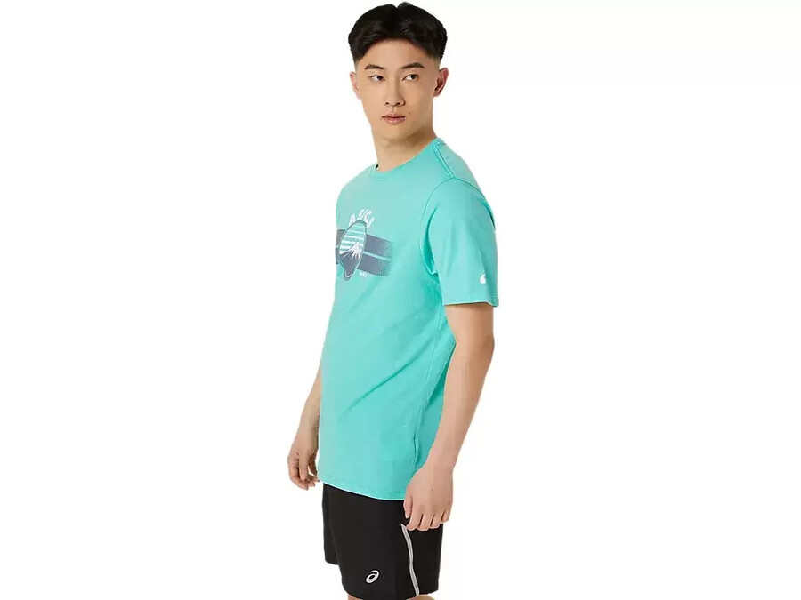 unisex asics est 1977 mountain t-shirt