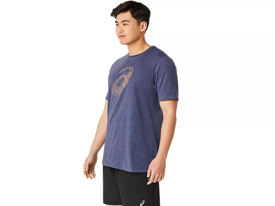 unisex asics spiral a fill t-shirt