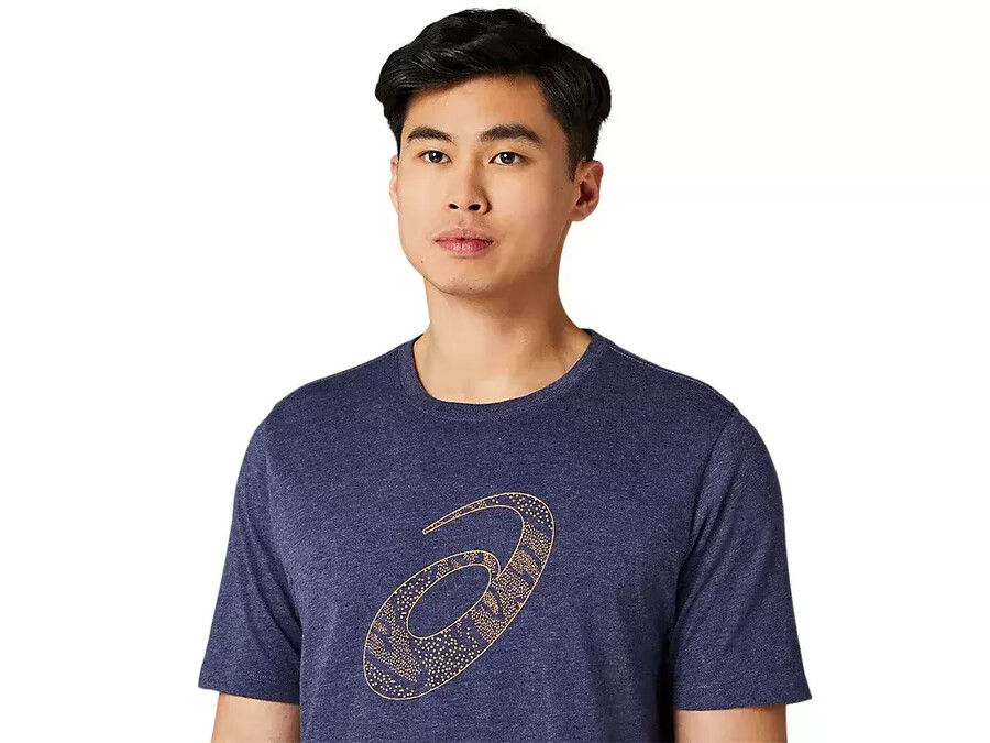 unisex asics spiral a fill t-shirt