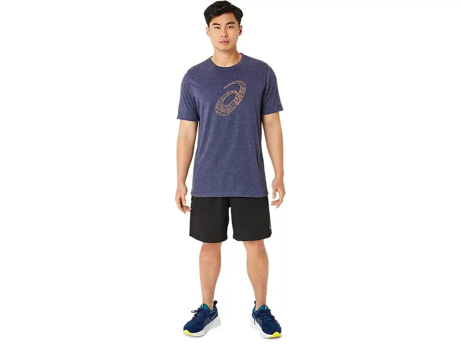unisex asics spiral a fill t-shirt