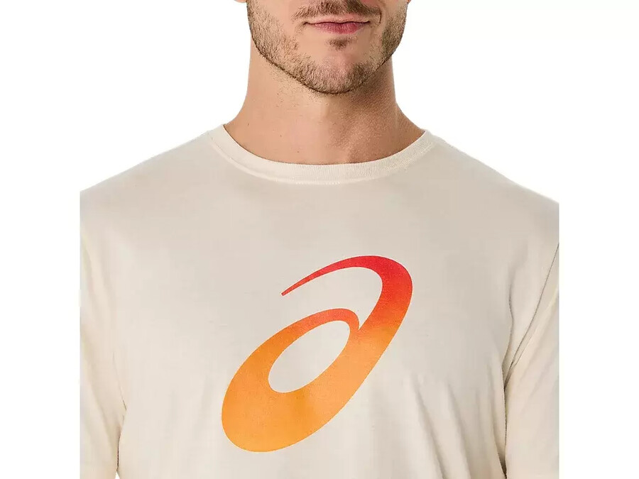 unisex kurzarm t-shirt mit farbverlauf und spirale