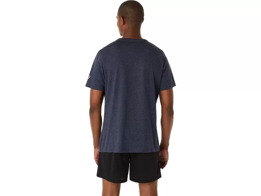 asics retro kurzarm-t-shirt
