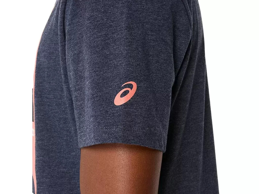 asics retro kurzarm-t-shirt